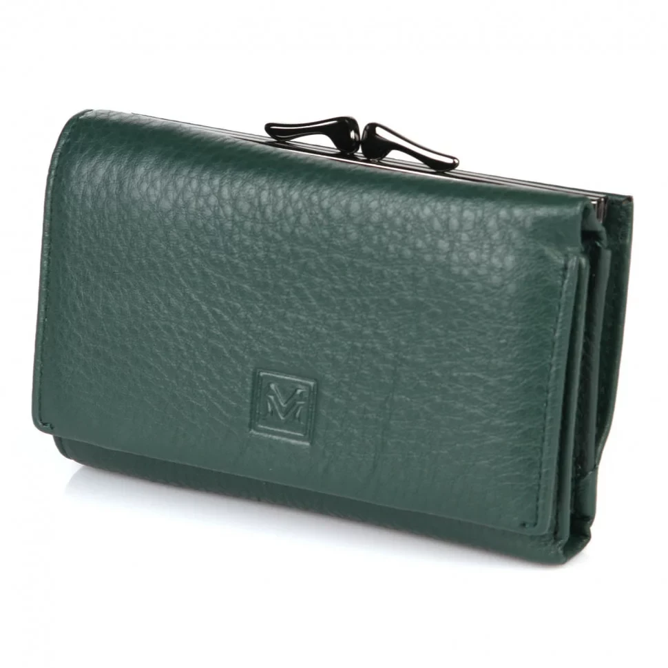 Гаманець жіночий класичний шкіряний VERMARI 55020-1806 зелений