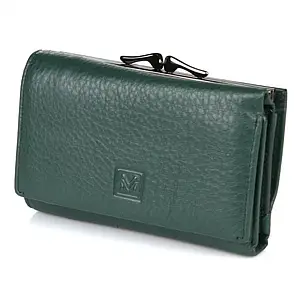 Гаманець жіночий класичний шкіряний VERMARI 55020-1806 зелений, фото 1