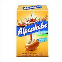 Цукерки Alpenliebe caramellt colate