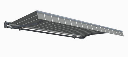 Автоматична маркіза для літніх майданчиків Grey/White Premium 400х300 см Automatic Gutroof, фото 1