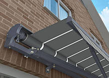 Автоматична маркіза для літніх майданчиків Grey/White Premium 400х300 см Automatic Gutroof, фото 5