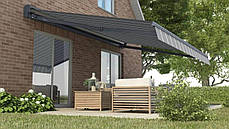 Автоматична маркіза для літніх майданчиків Grey/White Premium 400х300 см Automatic Gutroof, фото 3