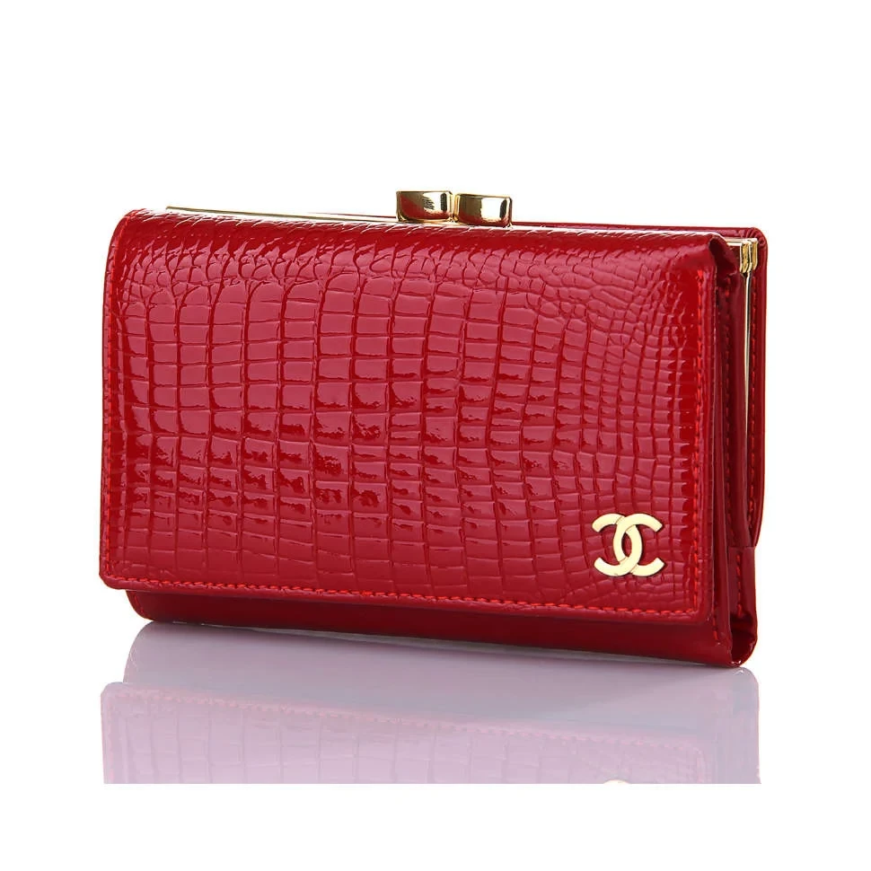 Гаманець жіночий червоний Chanel 9011 RED