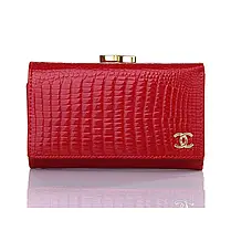 Гаманець жіночий червоний Chanel 9011 RED, фото 5