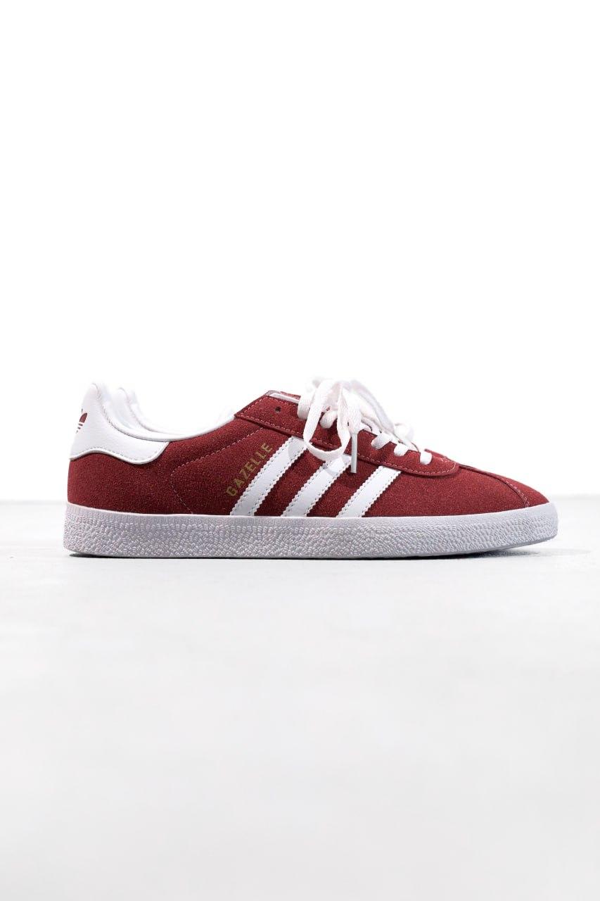 Кросівки чоловічі червоні Adidas Gazelle Burgundy (00192), фото 1