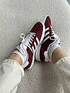 Кросівки чоловічі червоні Adidas Gazelle Burgundy (00192), фото 3