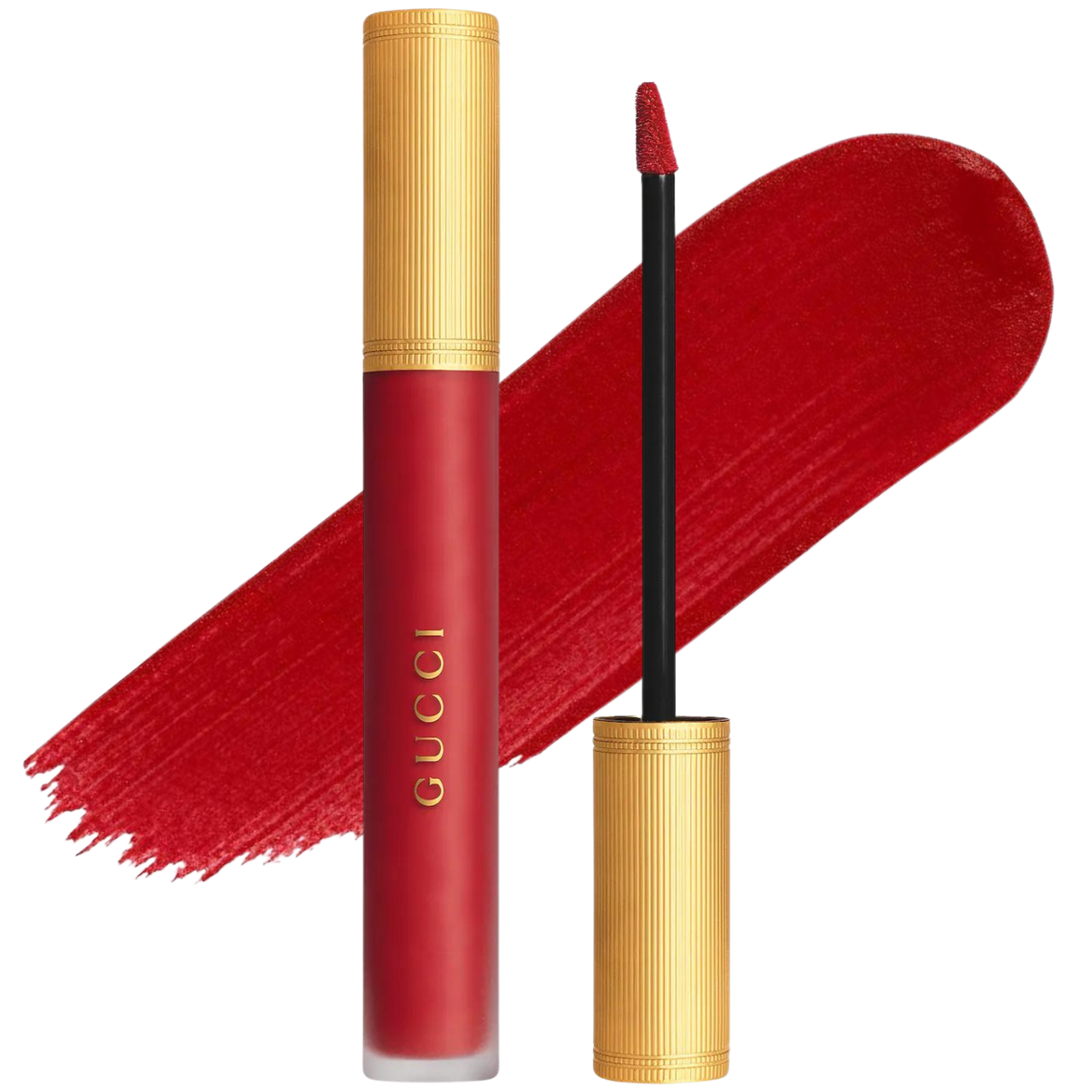 Рідка матова помада Gucci Rouge À Lèvres Matte Liquid Lipstick 25* Goldie Red 6.5 мл