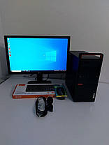 ПК+Монітор Lenovo ThinkCentre M800 MT/ Pentium G4500/ 8GB RAM/ 120GB SSD+500GB HDD/ HD 530+LG 24MB35PM-B 24" 1920x1080, фото 3