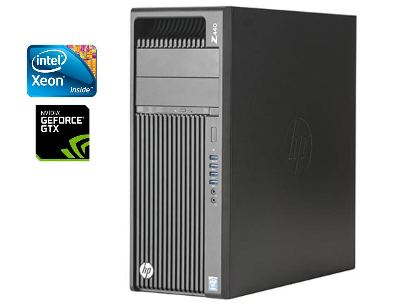 Робоча станція HP Z440 MT/ Xeon E5-1620 v4/ 32 GB RAM/ 512 GB SSD/ GeForce GTX 1080 8GB