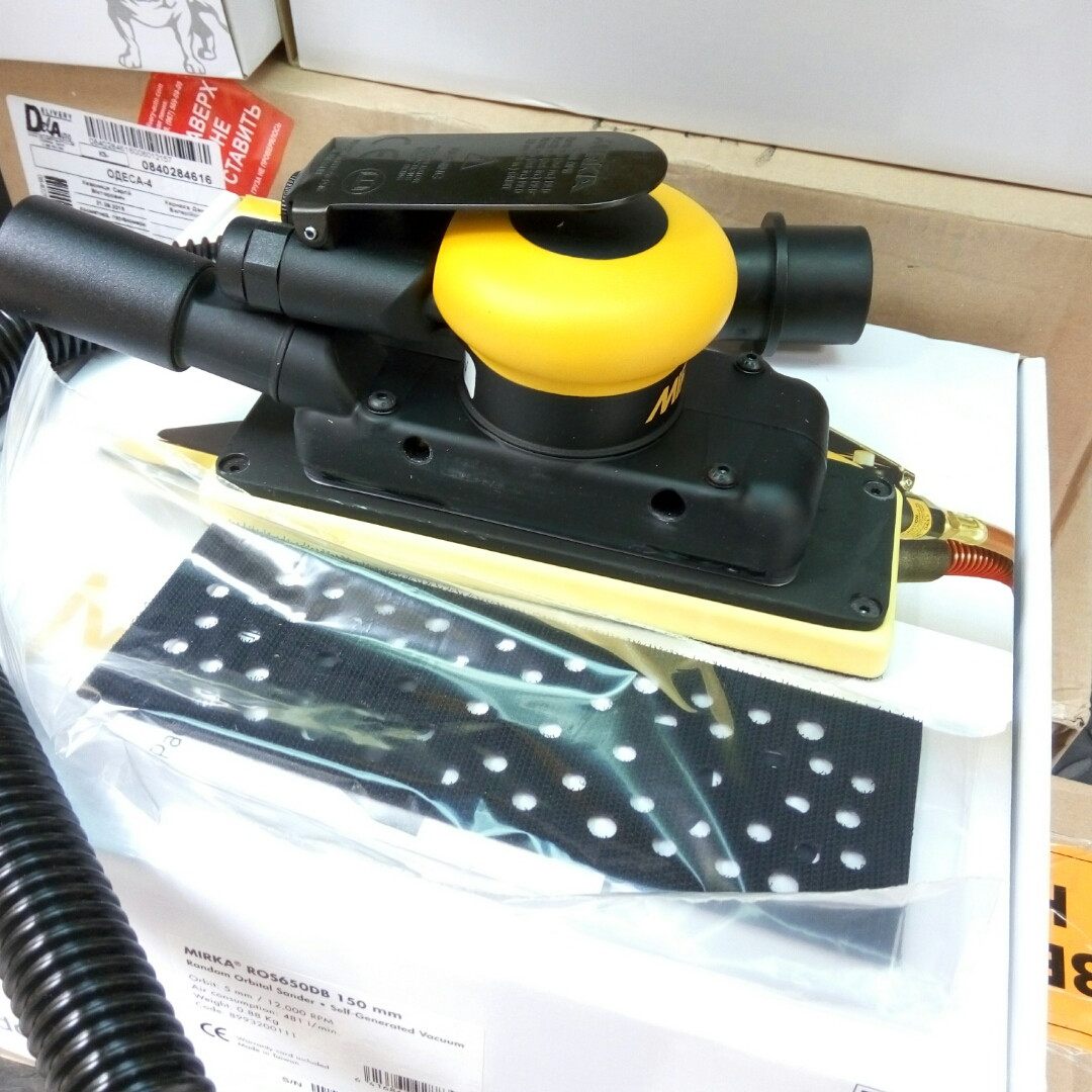 Пневматичний рубанок Mirka 70/198мм OS383CV, фото 1