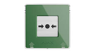 Ajax Бездротова настінна кнопка для активації пожежної тривоги вручну для житлових об'єктів Manual Call Point, jeweller,