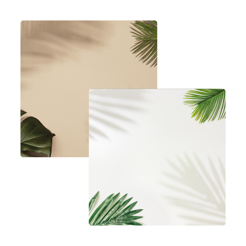 Двосторонній пластиковий фотофон, PolyPlast 40x40 см - №63123