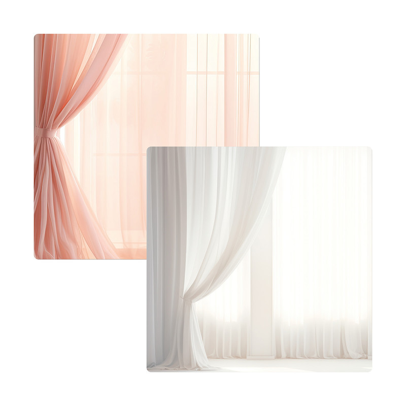 Двосторонній пластиковий фотофон, PolyPlast 40x40 см - №63148