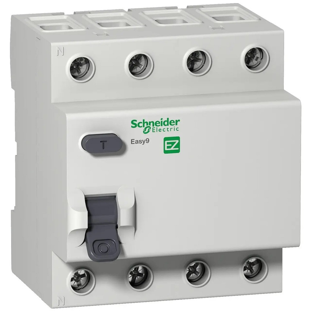ПЗВ 40A 100mA 4,5kA тип AC 4P Easy9 Schneider Electric (EZ9R54440)