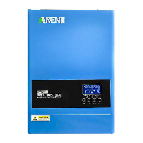 Гібридний інвертор ANENJI 6,2KW, 6200VA/6200W, 48V, струм заряду 120A(max), 170-280V, МРРТ60-500VDC,, фото 1