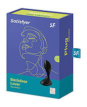 Анальна пробка з вібрацією Satisfyer Backdoor Lover, чорний, фото 5