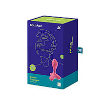 Анальна пробка з вібрацією у футуристичному дизайні Satisfyer Game Changer, рожевий, фото 4