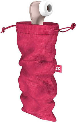 Чохол для зберігання секс-девайсів Satisfyer Treasure Bag, рожевий, L, фото 1