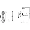 Змішувач із гігієнічним душем FAOP A2009-6, фото 6