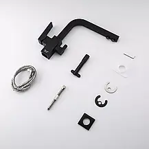 Змішувач для кухні з підключенням фільтра питної води FAOP A4309-6, чорний, фото 5