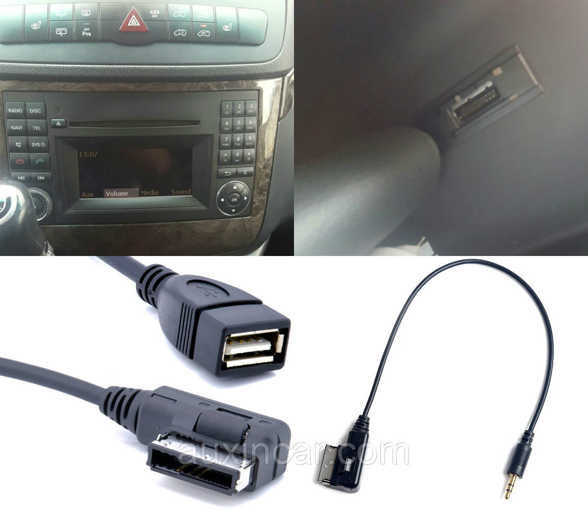 Кабель USB для Mercedes Benz C S ML GL Viano Vito Sprinter з command (media)