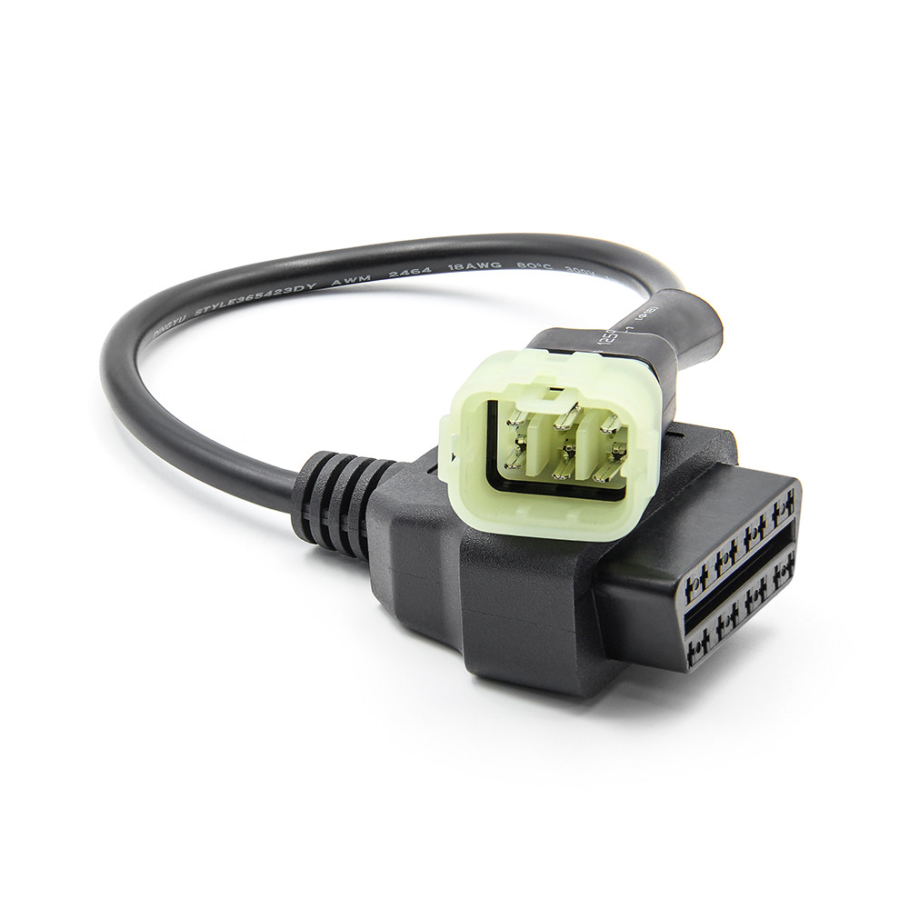 Перехідник OBD2 для KTM з 6pin на 16pin, Адаптер OBD для діагностики мотоциклів KTM