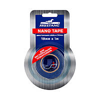 Двостороння клейка стрічка MUSTANG NANO TAPE прозора 19мм*1м (NT191)