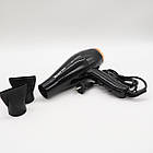 Професійний фен для волосся + 2 насадки, 3000W, RONGFU 6605 / Потужний фен для укладання та сушіння волосся, фото 9