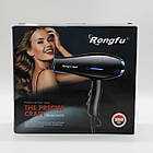 Професійний фен для волосся + 2 насадки, 3000W, RONGFU 6605 / Потужний фен для укладання та сушіння волосся, фото 10