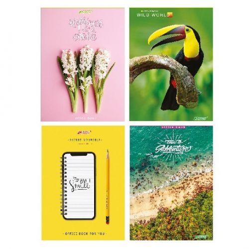 Зошит А4 клітинка 96 аркушів м'яка обкладинка газетка Бріск ТВ-31, фото 1