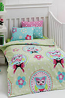 Детское постельное белье для младенцев Eponj Home - Baykus Yesil