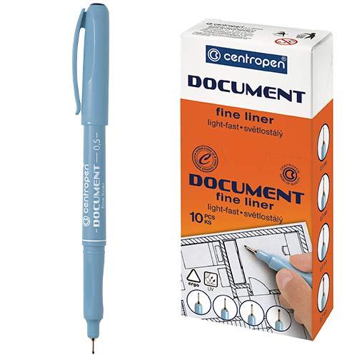Лінер чорний Document 0,5 мм Centropen 2631