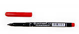 Маркер перманентний червоний тонкий 1мм Centropen 2536, фото 2