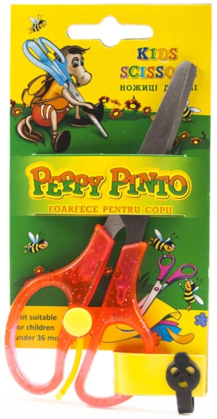 Ножиці дитячі 13,5см Peppy Pinto KS105В