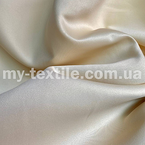 Атлас прокатний щільний матовий (Весільний атлас) Світлий бежевий