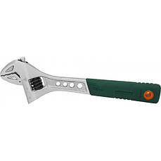 Ключ розвідний JONNESWAY W27AT6 пластикова рукоятка 6", 150мм