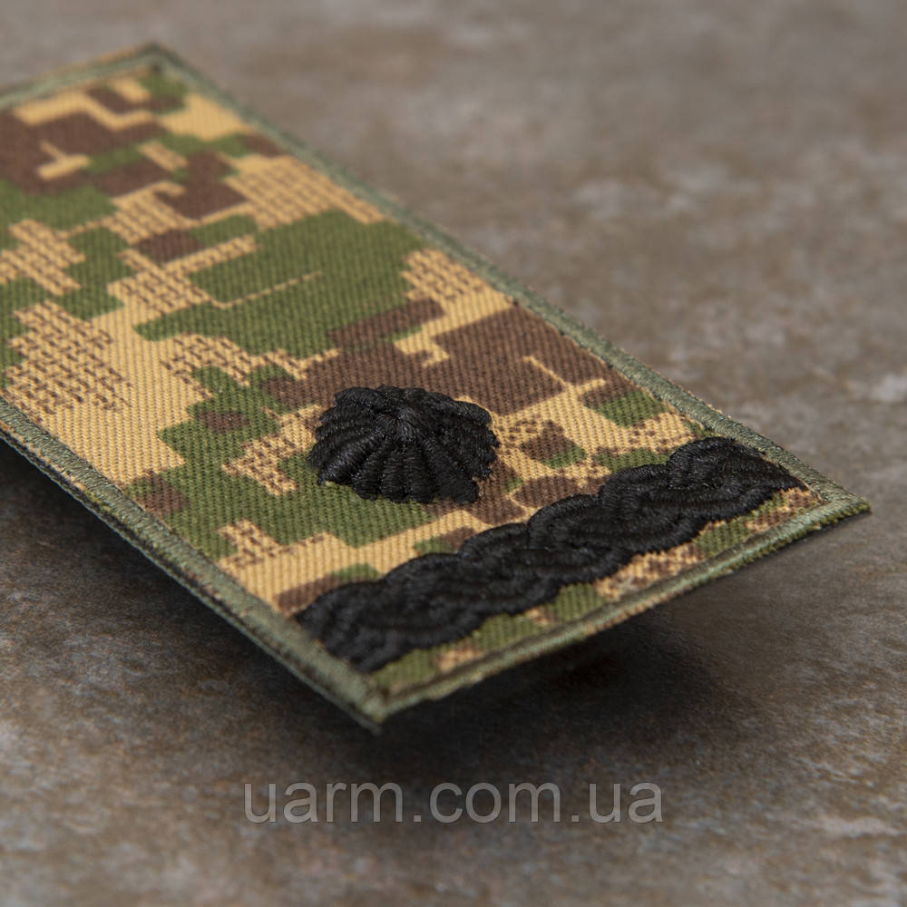 Погон 3D майор хижак-піксель G0822 10.0 х 5.0