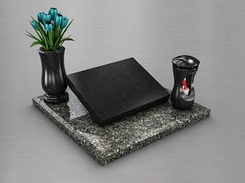 Європейський пам'ятник-табличка для тварини із граніту Вірний Спогад