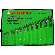 Набір комбінованих ключів JONNESWAY W26414S (3/8"-1-1/4") 14 пр.