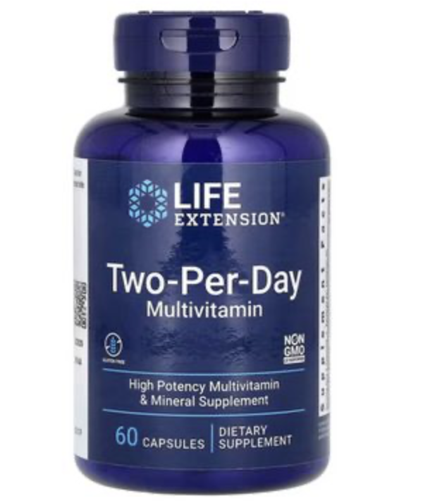 Мультивітаміни Двічі в День Life Extension Two-Per-Day 60 капсул (340911)
