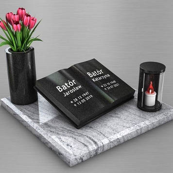 Європейський пам'ятник-табличка для тварини із граніту Вічний Відбиток 700*600