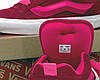 Жіночі Кеди Vans Old Skool KNU Dark Pink (Рожеві) Кросівки Ванс Олд Скул КНУ замшеві демісезон, фото 7