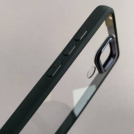 Чохол для Xiaomi Redmi Note 9 прозорий з бортиком для камери чохол на сяомі редмі нот 9 чорний k6h, фото 3