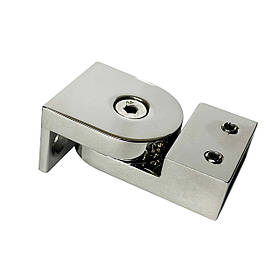 NFU-200-13-02 Тримач штанги 10*30 до стіни, з регулюванням,  полірований