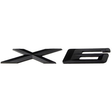 Емблема BMW X6 BMW X6 E71/E72 07-14 / F16 14-19/ G06 19- (чорна матова/L=150mm/H=32mm), B 51 14 7 196556