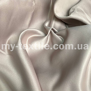 Атлас прокатний щільний матовий (Весільний атлас) Бежевий