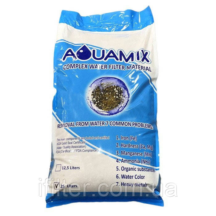 Сорбент Aqua Mix (25 літрів) - комплексний фільтруючий матеріал (аналог Ecomix), фото 1