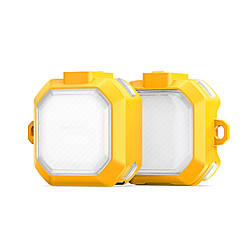 Протиударний чохол Dux Dusis SEGA для навушників Samsung Galaxy Buds 2 Pro / 2 / Pro / Live / FE + карабін Yellow Clear