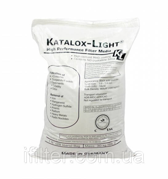Завантаження фільтруюче Katalox light (28,3 л мішок) від заліза, марганцю