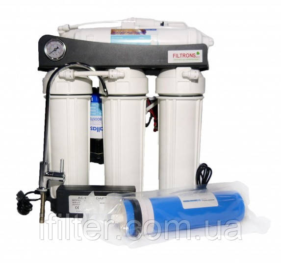 Система зворотного осмосу FILTRONS EF 500 з помпою (FLSEF500), фото 1